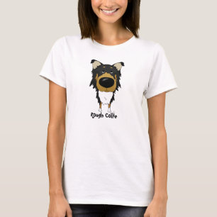 Big Nose Rough Collie T-Shirt