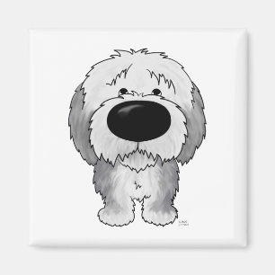 Big Nose Sheepdog Magnet