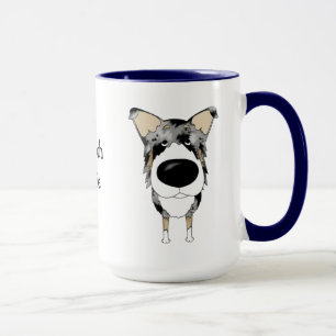 Big Nose Smooth Collie Mug