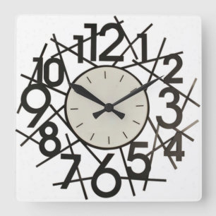 Big Numbers Wall Clock