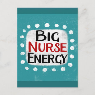 Big Nurse Energy Postcard
