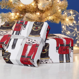 Big Nutcracker Soldier Wrapping Paper