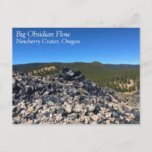 Big Obsidian Flow, OR Postcard