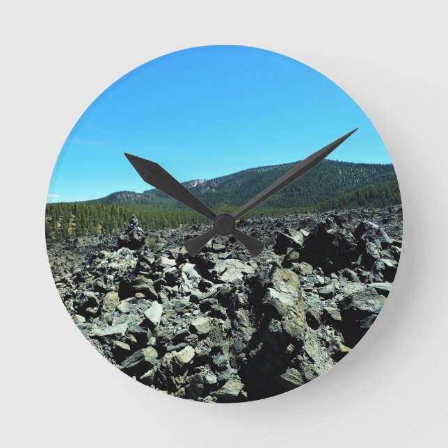 Big Obsidian Flow, OR Round Clock (Front)