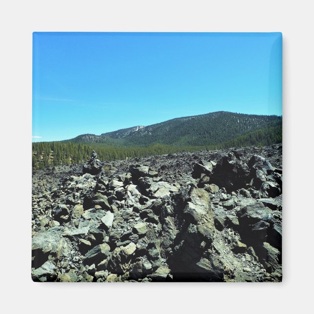Big Obsidian Flow, Oregon Magnet (Front)