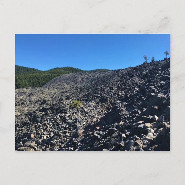 Big Obsidian Flow, Oregon Postcard (Front)