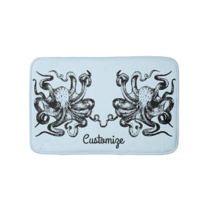 Big octopus Thunder_Cove  Bath Mat