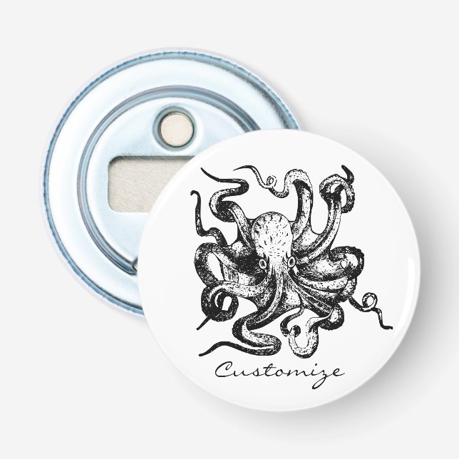 Big octopus Thunder_Cove Bottle Opener (Front)