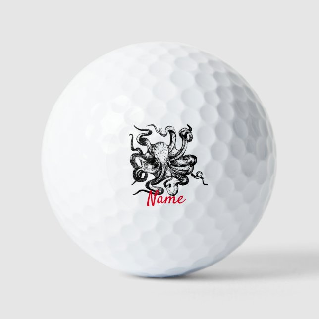 Big octopus Thunder_Cove Golf Balls (Front)