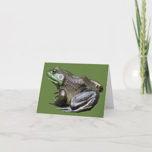 Big Old Bullfrog Nature Note Card