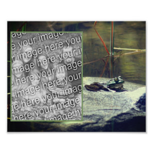 Big Old Bullfrog Pond Frame Create Your Own 8x10 Photo Print