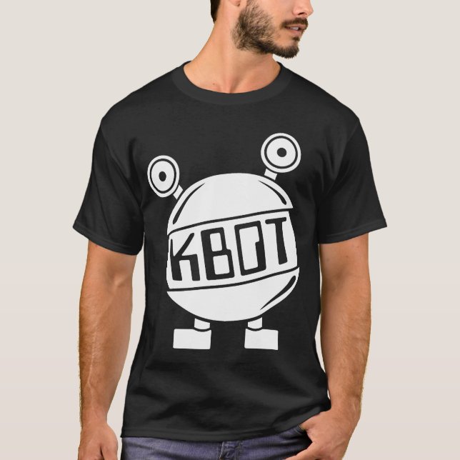 Big old KBOT logo on black T-Shirt (Front)
