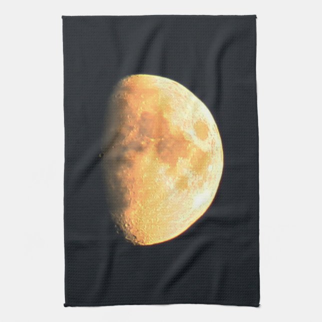 Big Old Moon ktcna Tea Towel (Vertical)