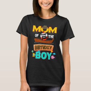 Big One Fishing Mum of the Birthday Matching Famil T-Shirt