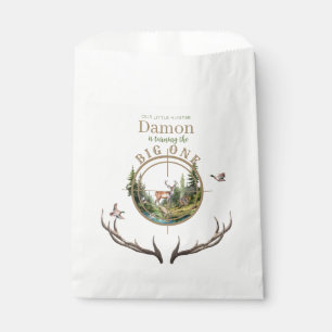 Big One Hunting First Birthday Favour Bag
