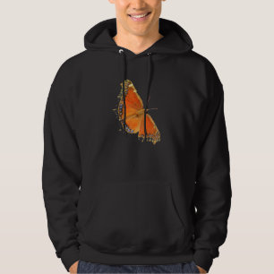 Big Orange Butterfly Hoodie