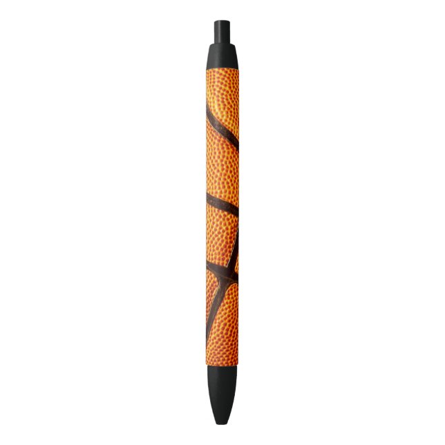 Big Orange Pimply Basketball, Blue Ink Pen (Front Vertical)