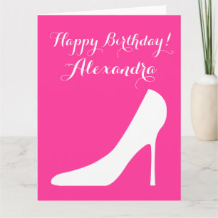 Big oversized Birthday card for women and girls