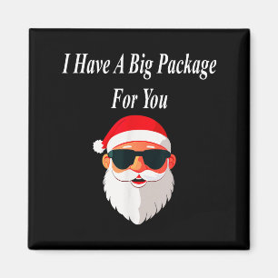 Big Package Christmas Funny Naughty Dirty Raunchy Magnet