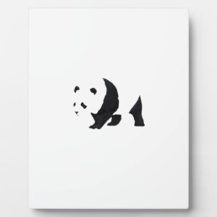Big panda bear plaque