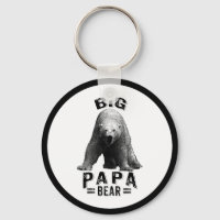 Big Papa Bear Black Text & Polar Bear