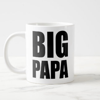 Big Papa Jumbo 20oz Mug, Papa Gift Mug