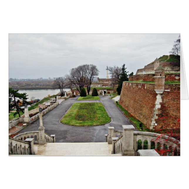Big Park Kalemegdan By Danube River Serbia (Front Horizontal)
