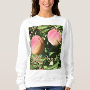 Big Peaches on my Tree Art Photography Sweatshirt