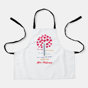 Big Pencil tree / Teacher Appreciation Apron