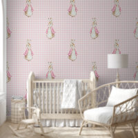 Big Peter the Rabbit Beatrix PInk Gingham  