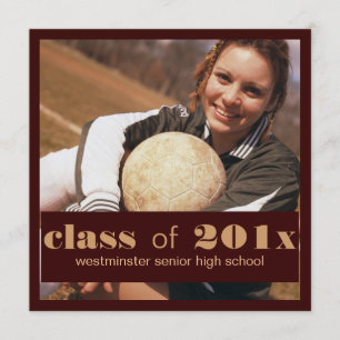 Big Photo Graduation Invitation Announcement