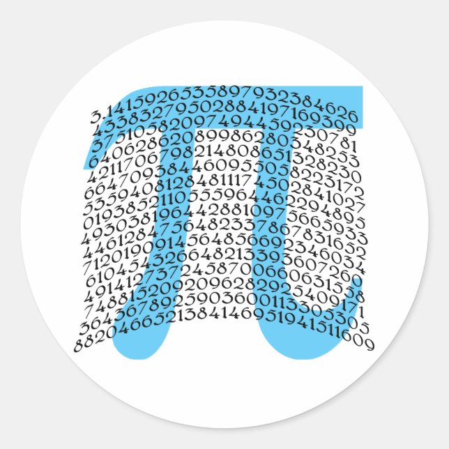 Big Pi Products Classic Round Sticker (Front)