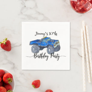 Big pickup truck napkin