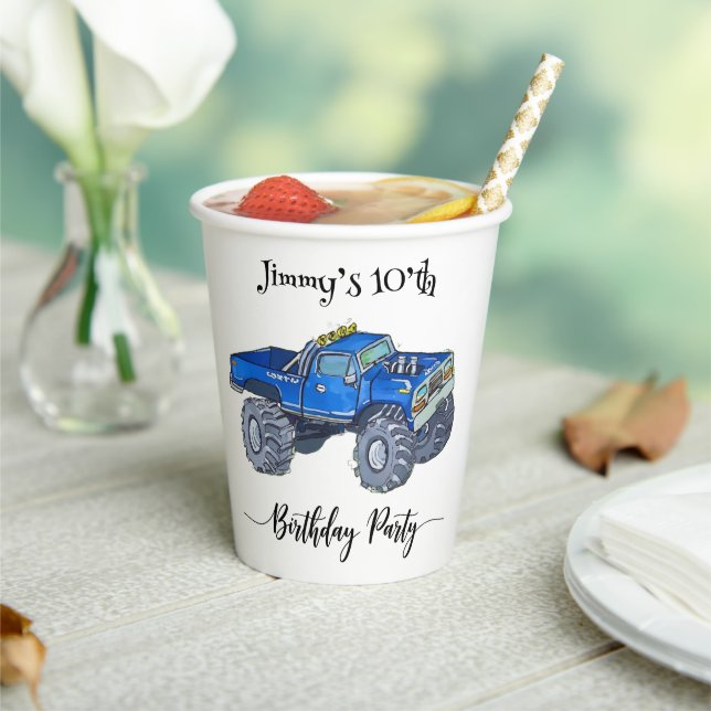 Big pickup truck paper cups (Insitu)