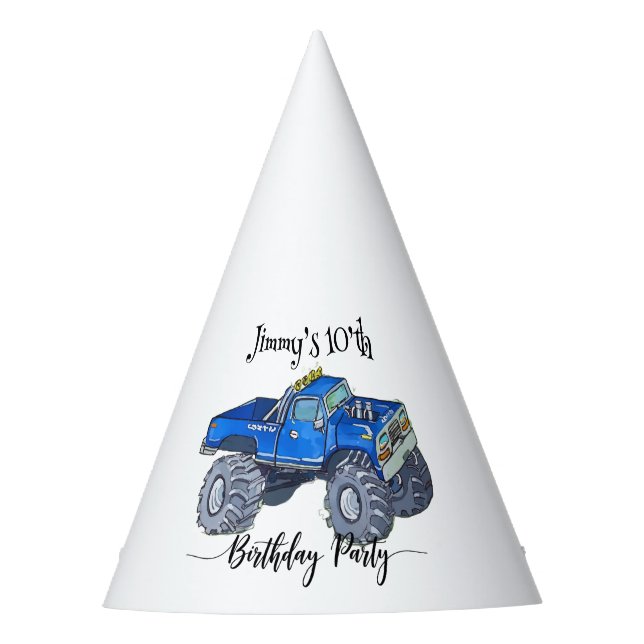 Big pickup truck party hat (Front)