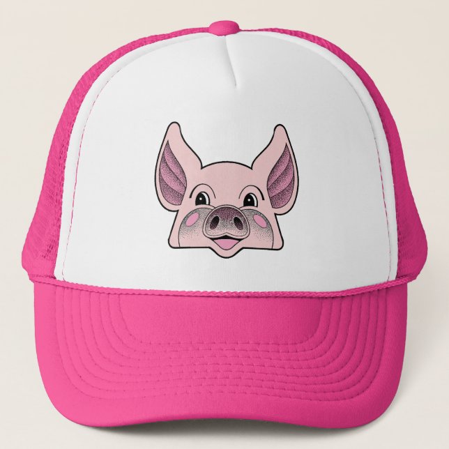Big Pig Trucker Hat (Front)