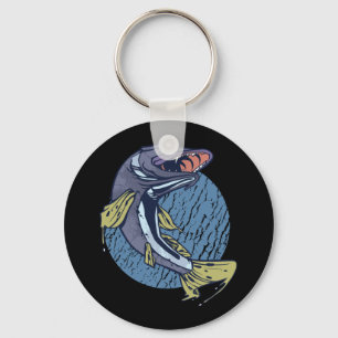 Big Pike Fish  Key Ring