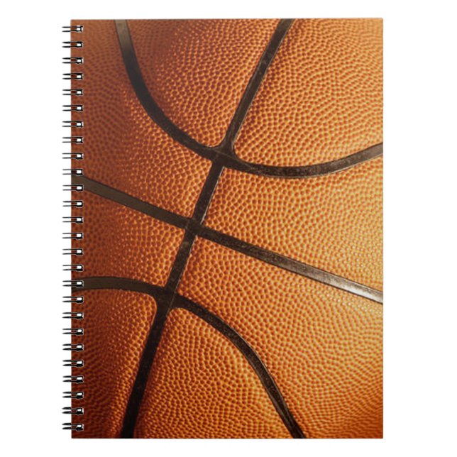 Big Pimply Orange Basketball, Notebook (Front)