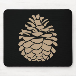 Big Pine Cone Tree Pinecone Forest Camping Nature  Mouse Pad