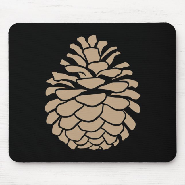 Big Pine Cone Tree Pinecone Forest Camping Nature  Mouse Pad (Front)