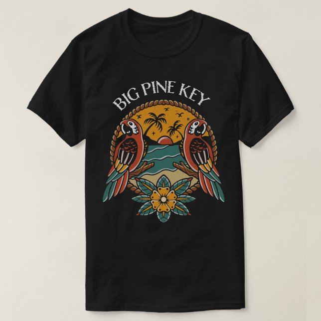 Big Pine Key Florida Keys T-Shirt (Design Front)