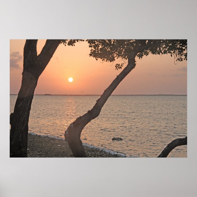 Big Pine Key Sunrise Horizontal Print (Front)