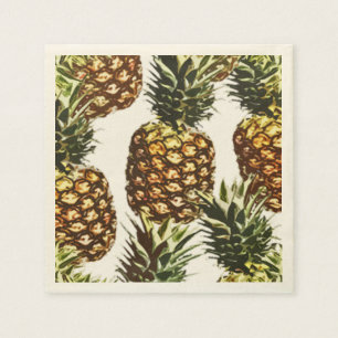 big pineapples (BGC transparent) Napkin