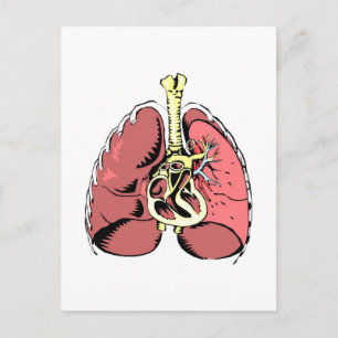 Big Pink Lungs Postcard