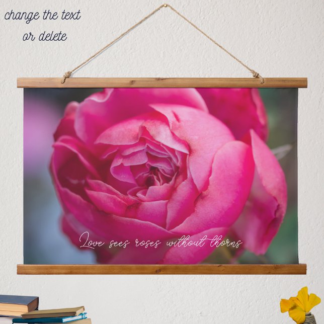 Big pink rose hanging tapestry (Creator Uploaded)