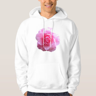 Big pink rose hoodie
