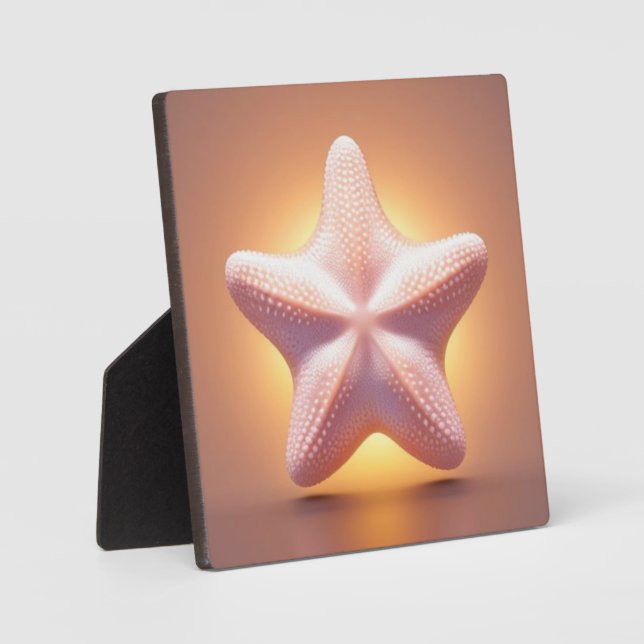 Big Pink Starfish Plaque (Front)