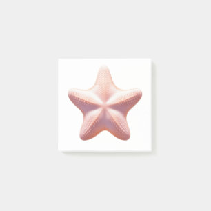 Big Pink Starfish Post-it Notes
