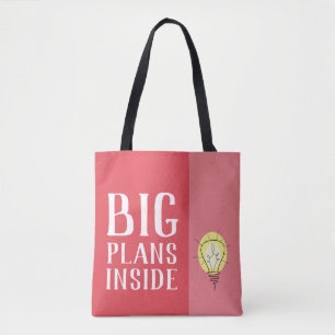 Big Plans Inside Colour Block Tote Bag
