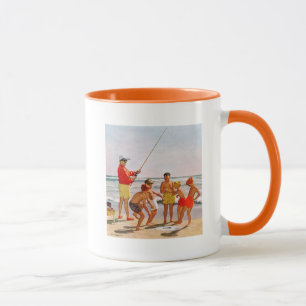 Big Pole Little Fish by Richard Sargent Mug